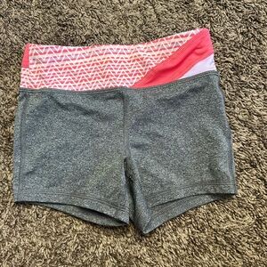 Athletic Works Gray and Pink Women's Athletic Shorts